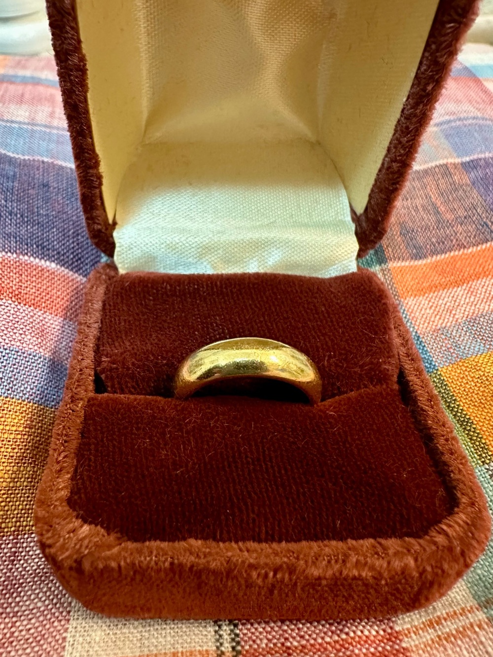 Antique 18k Solid Gold Heavy 5mm Pinky Ring Size 3 Weighs 5.5 Grams - Picture 9 of 14